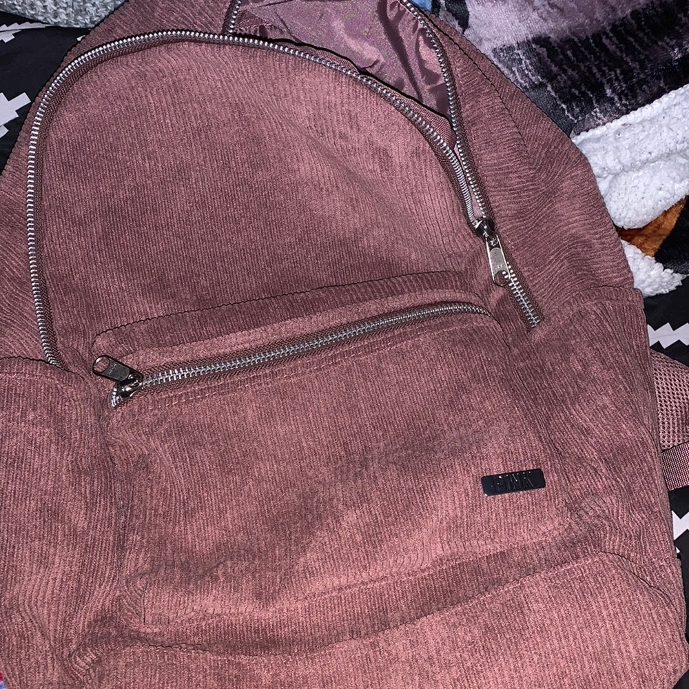 Pink brand back pack